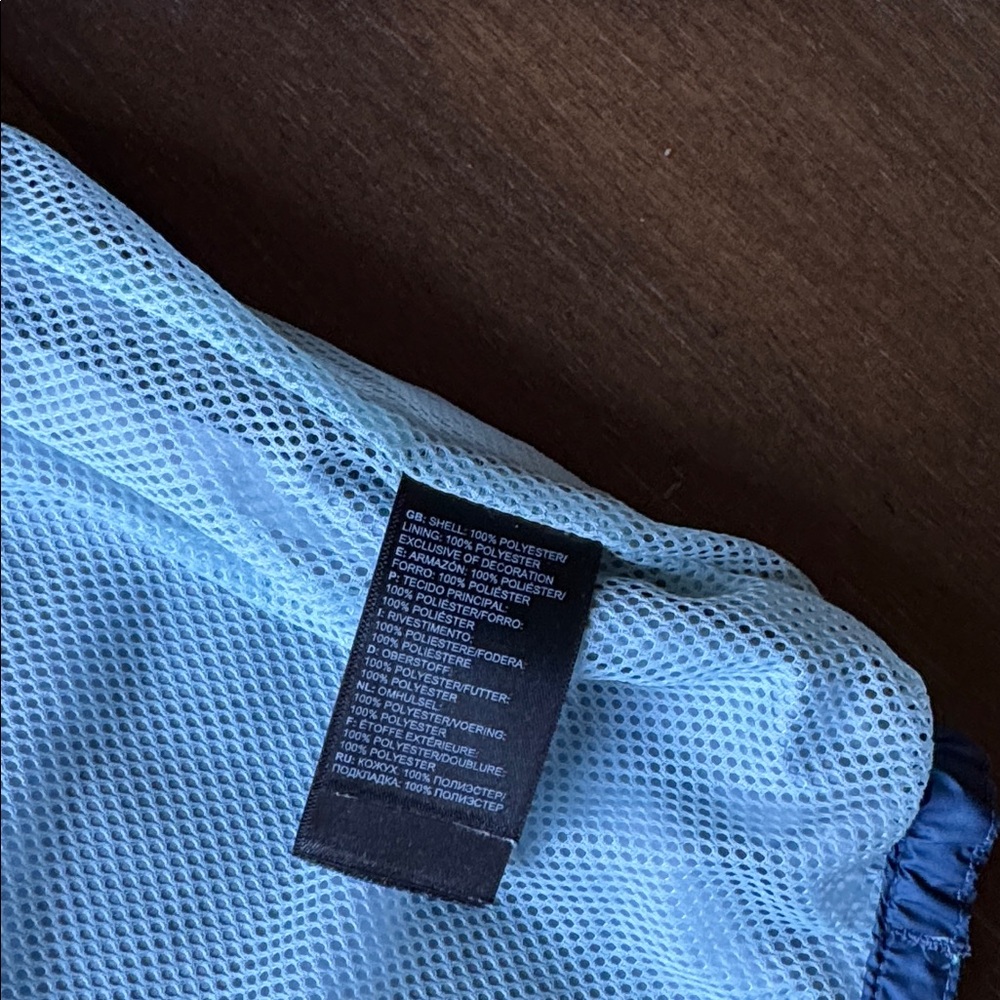 Sz 6 Gender Neutral The North Face Shady Blue Moon Windwall Hooded Windbreaker - Picture 9 of 9